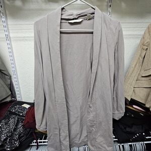 New York & Company Taupe Cardigan